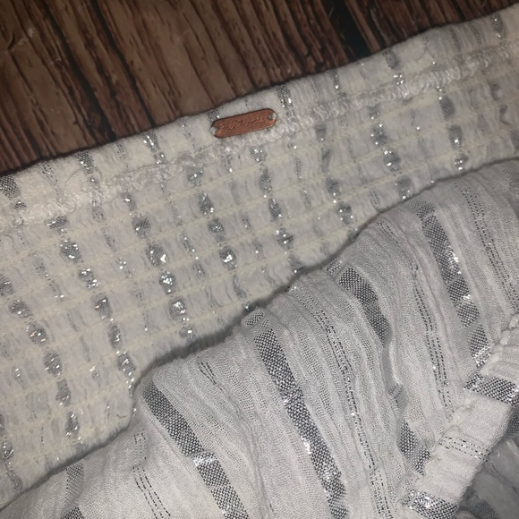 Free People striped bow front bandeau top S - Picture 3 of 3